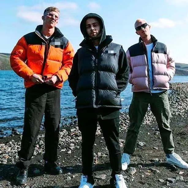 Cross-Border Men's down Jacket 1996 North Face down Jacket Autumn and Winter Coat Men's Embroidered Unisex Stand Collar Trendy Versatile Outerwear