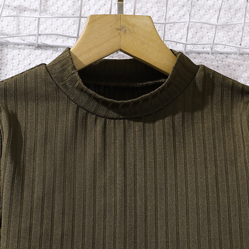 Nuovo set casual alla moda alla moda 2024 autunno ragazze top a maniche lunghe pantaloni a gamba larga stampati_voghion.com