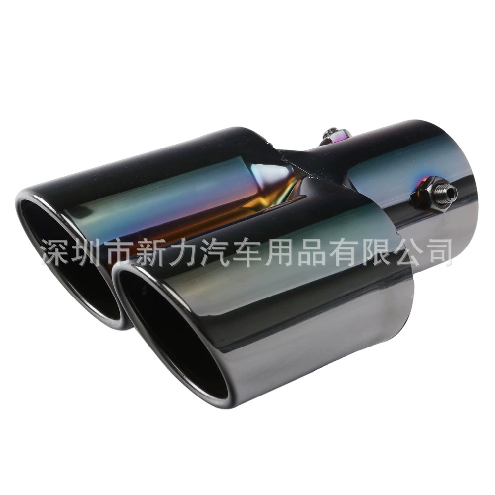 ステンレスパイプ ユニバーサル 1 2 grilled ブルーテールノーズ ダブルパイプ muffler