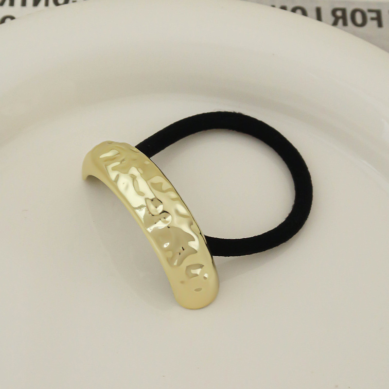 きわめてシンプルで冷たい風の金属の縄の合金の輪の新型の韓国系の高級感の馬尾は髪の筋の縄を縛ります。|undefined