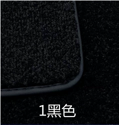 Suitable for Audi car mat special car environmental protection elbow yarn car mat (Car Carpet) - dt11-black
