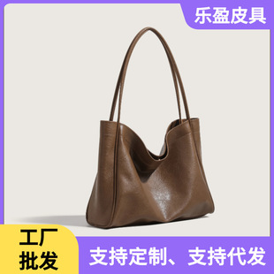 Capacious one-shoulder bag
