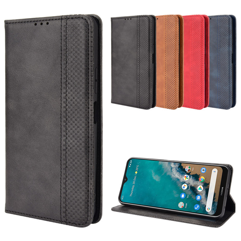 For Nokia G50 mobile phone case magnetic suction flip cover protective cover Nokia G50 5G mobile phone leather cover card case
