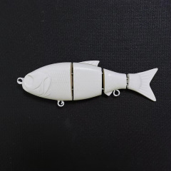 国境を越えて人気マイクBucca Baby Bull Shad 11.5cm 25g四節魚本体