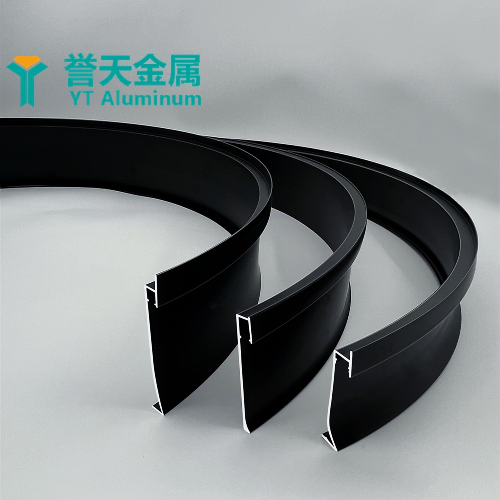 发光踢脚线带led灯槽定制弧度异形墙面入式地脚线灯内嵌式设计