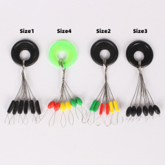 Olive color black space beans long cylindrical round head space beans fishing rods and fishing gear accessories