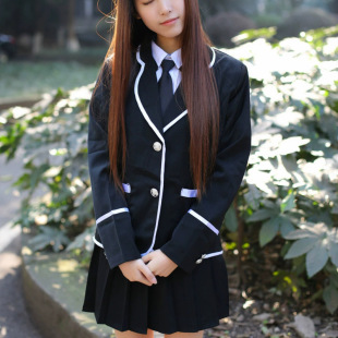 British aristocratic college style jk uniform student suit autumn and winter long sleeve Japanese school uniform student class uniform coat