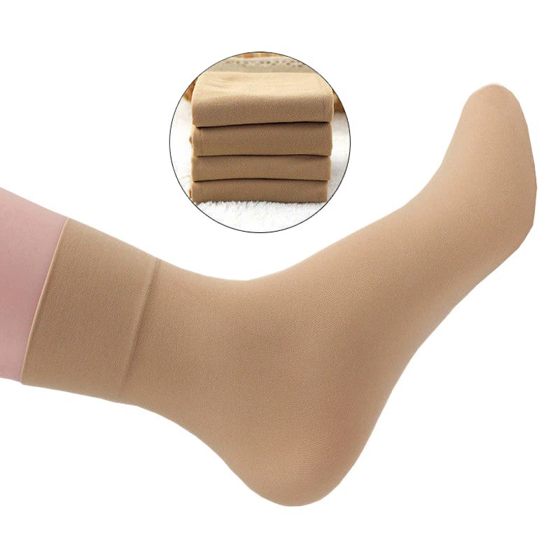 Толстые шелковые чулки Весна и осень Утолщенные короткие шелковые чулки Толстые стальные шелковые чулки Короткие носки Детские весенне-летние тонкие эластичные дышащие