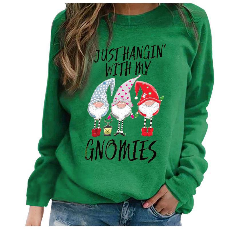 Winter, Autumn Season Women'S Gender Printing Design Fashion Style Wholesale Women'S Polyester Fashion Letter Long Sleeve Printing Hoodies & Sweatshirts