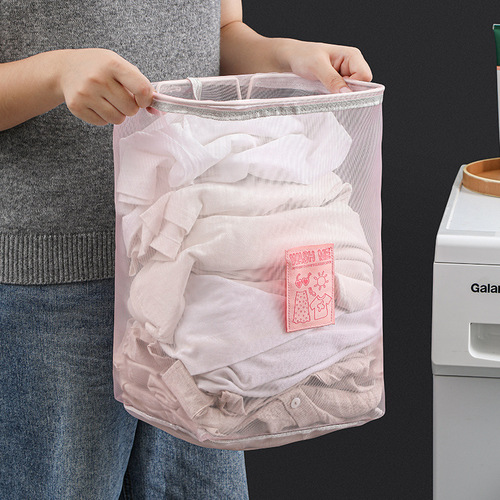 Household dirty clothes basket, wall-mounted dirty clothes basket, foldable bathroom laundry storage basket, wholesale