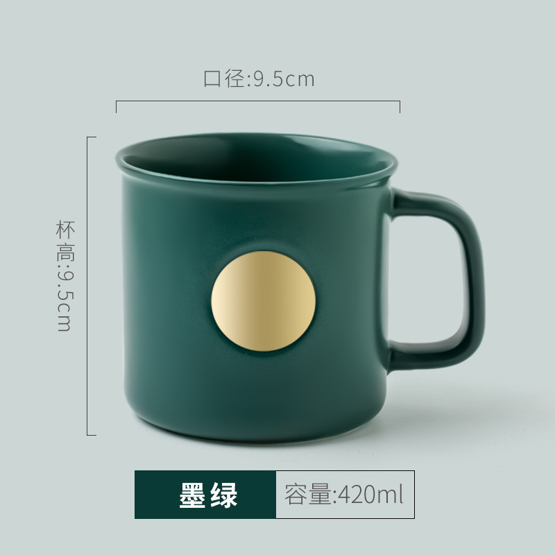 Liling Gaodeng taza blanca logo taza de agua de cerámica para el hogar personalizada se puede personalizar taza de publicidad de hotel corporativo