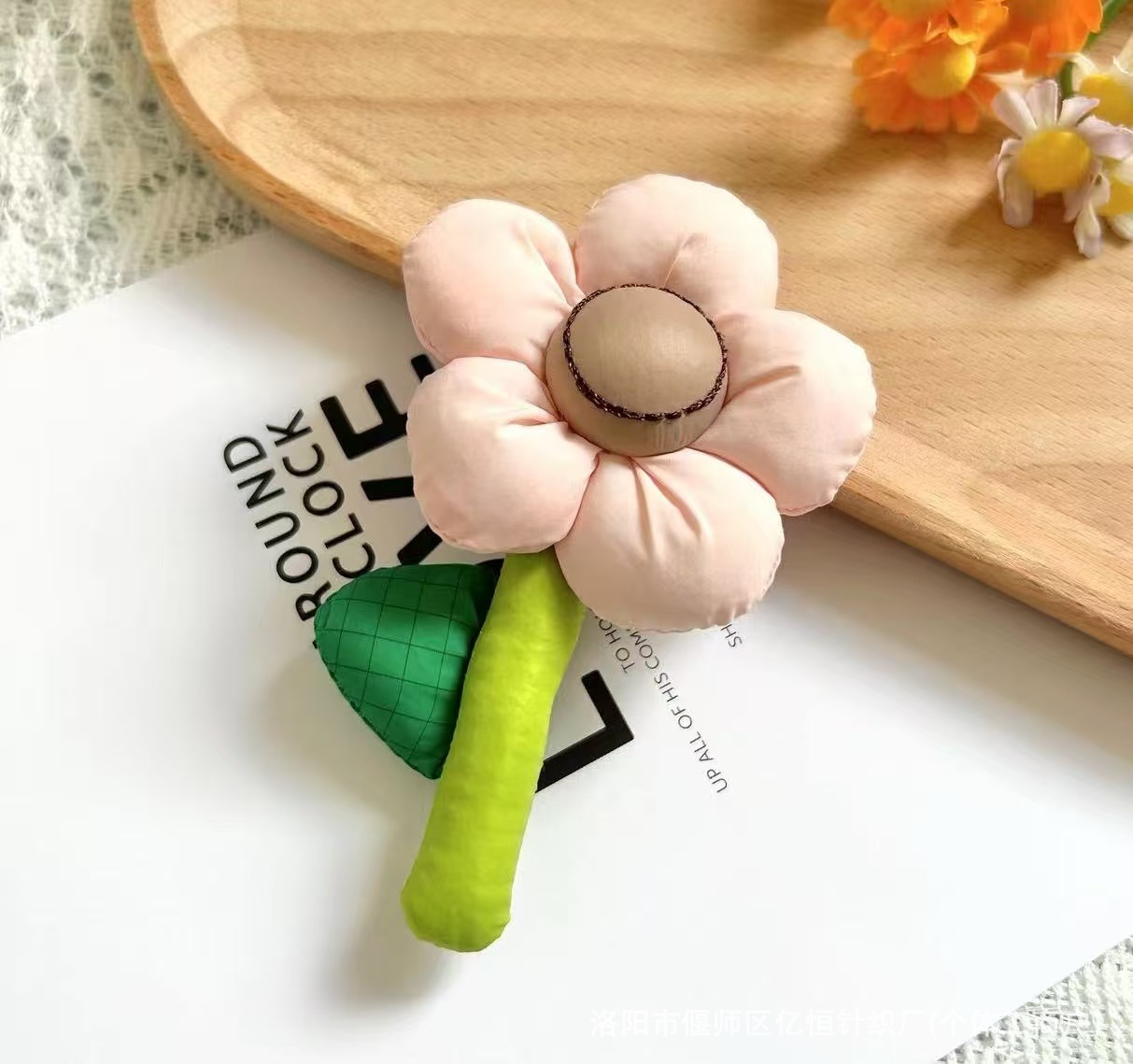 핑크색 꽃(액세서리)