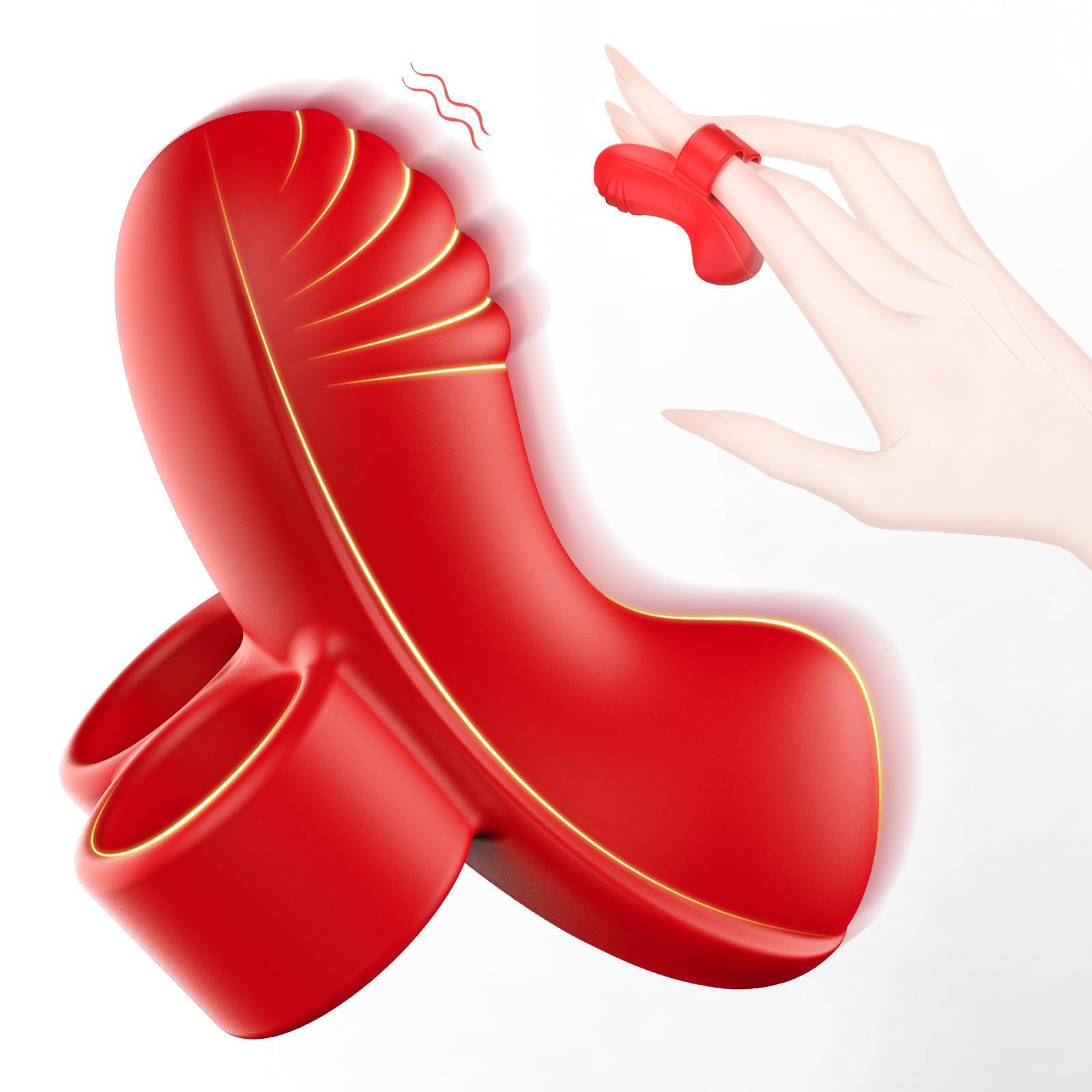 Transfronteriza Amazon venta caliente femenina mini dedo huevo clítoris estimulación sexual artículos para adultos de dedo huevo