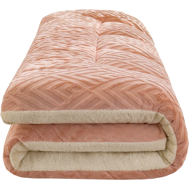 Winter sponge keep warm mattress for home use for elementary school students, increased thickness