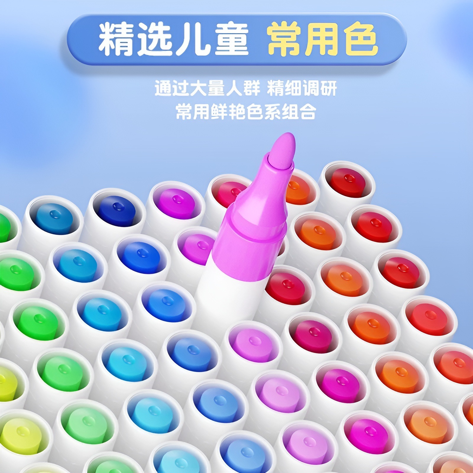 Color real acrílico marcador pincel de pintura especial para estudiantes de artes plásticas pincel de pintura de color plegable pintor de agua opaco color graffiti pencil de jardín de infantes