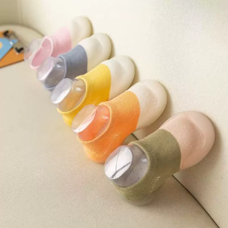 Новые стильные дышащие носки для младенцев и маленьких детей, обувь для малышей, обувь и носки для раннего образования для мужчин и женщин, носки на мягкой подошве, домашняя обувь