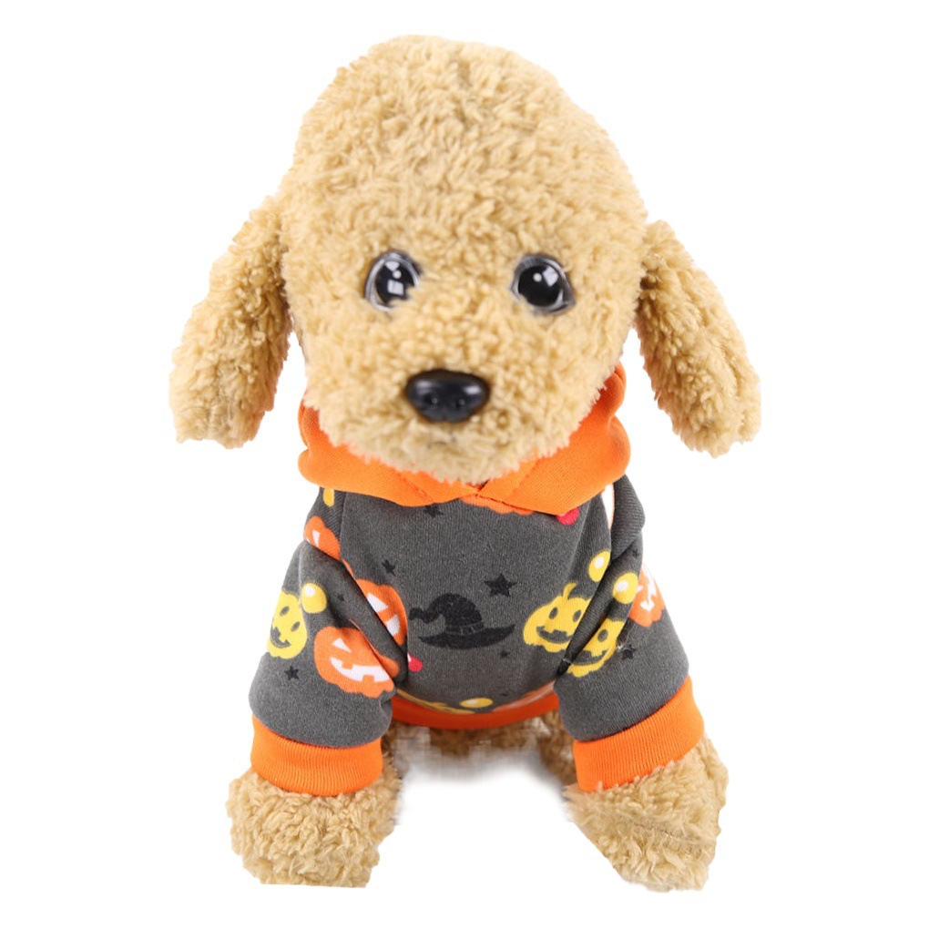 Calabaza linterna traje divertido Halloween Navidad perro ropa gato mascotas suministros otoño y el invierno nuevo