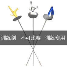 击剑剑 训练剑条 儿童成人练习剑 花剑佩剑重剑 剑条两支击剑用品