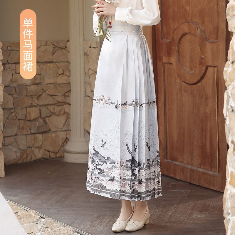 新中式伴娘服2025新款马面裙套装汉服长袖国风姐妹团礼服平时可穿|undefined