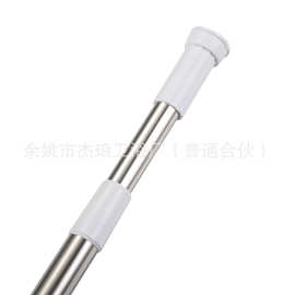 不锈钢免打孔伸缩浴帘杆工厂直销销售批发，实用性强