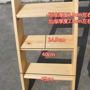 Wholesale solid wood ladder straight single climbing one-word indoor split floor loft home attic Villa duplex platform simple