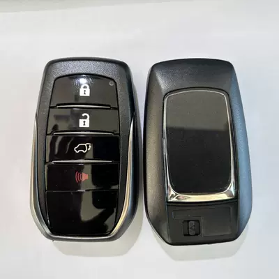 3 4-key large card smart | Avtomobil qapı kilidi silindrləri - with-unlabeled-black-cover-toyota-cruiser-4-button-suv-large-card-case