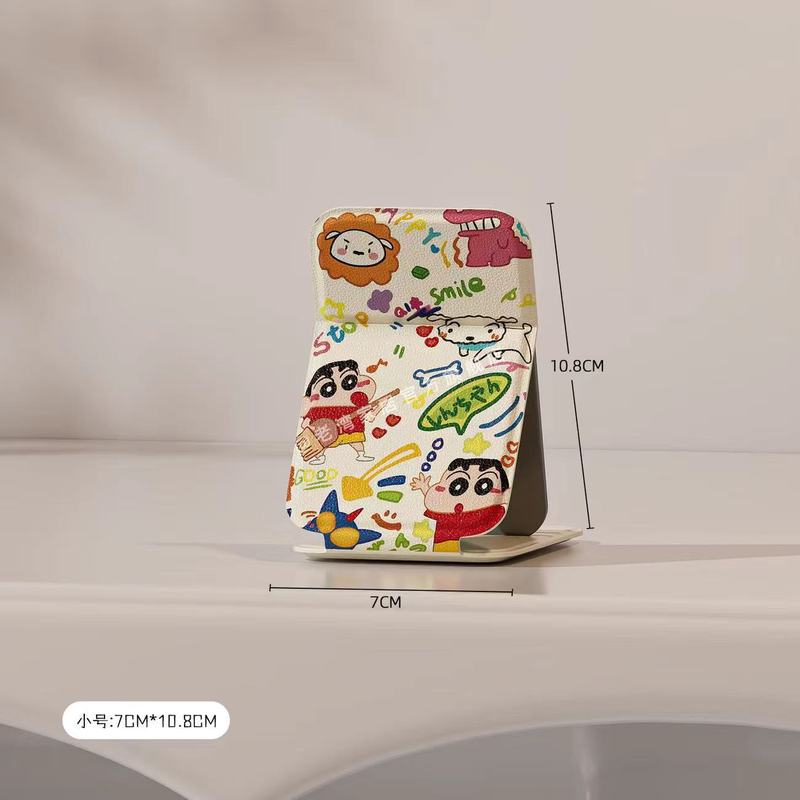 かわいい化粧鏡折りたたみ小型ミラー旅行ポータブル学生寮オフィスデスクトップミラー化粧鏡|undefined