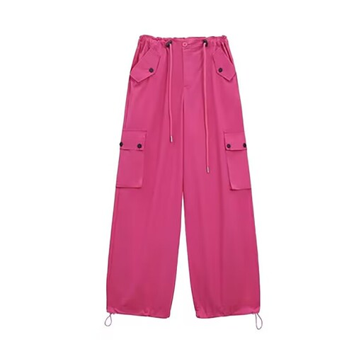 Stylish Work Pants for Girls - Korean Style  New Arrival - Medium to Large Kids' Casual, Versatile, Loose Straight Leg High-Waist Streetwear Pants