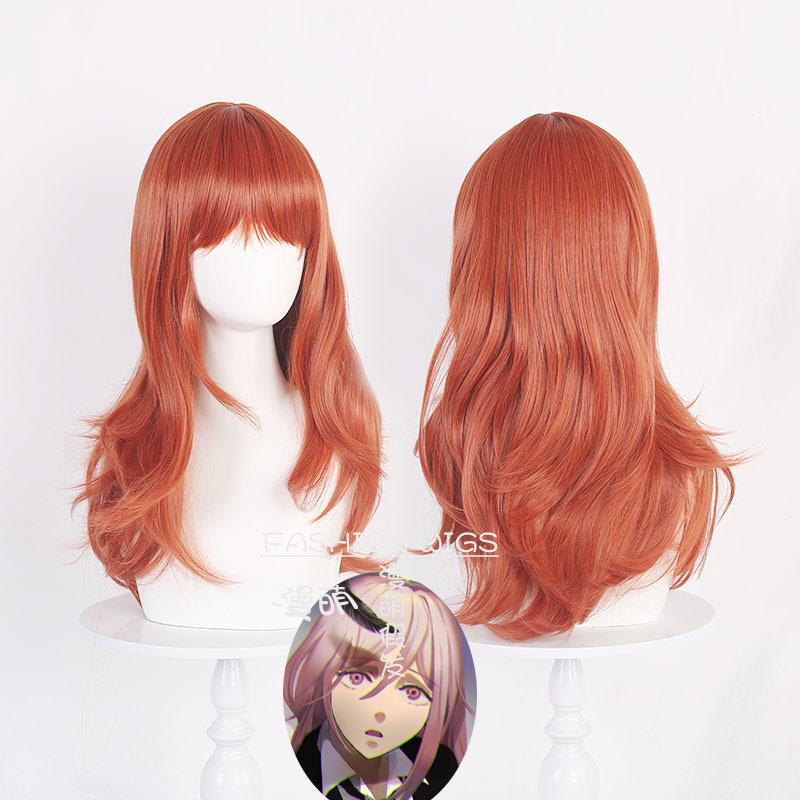 [Man Meng] Chainsaw Man/Chain Saw Man Angel Devil cos Wig Layer Anti-warped Special Orange