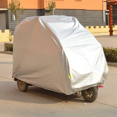 scooter clothing awning rain and | Car clothing - 22m-12m-17m-thickened-oxford-silver-wear-resistant-and-durable-key-lock-included