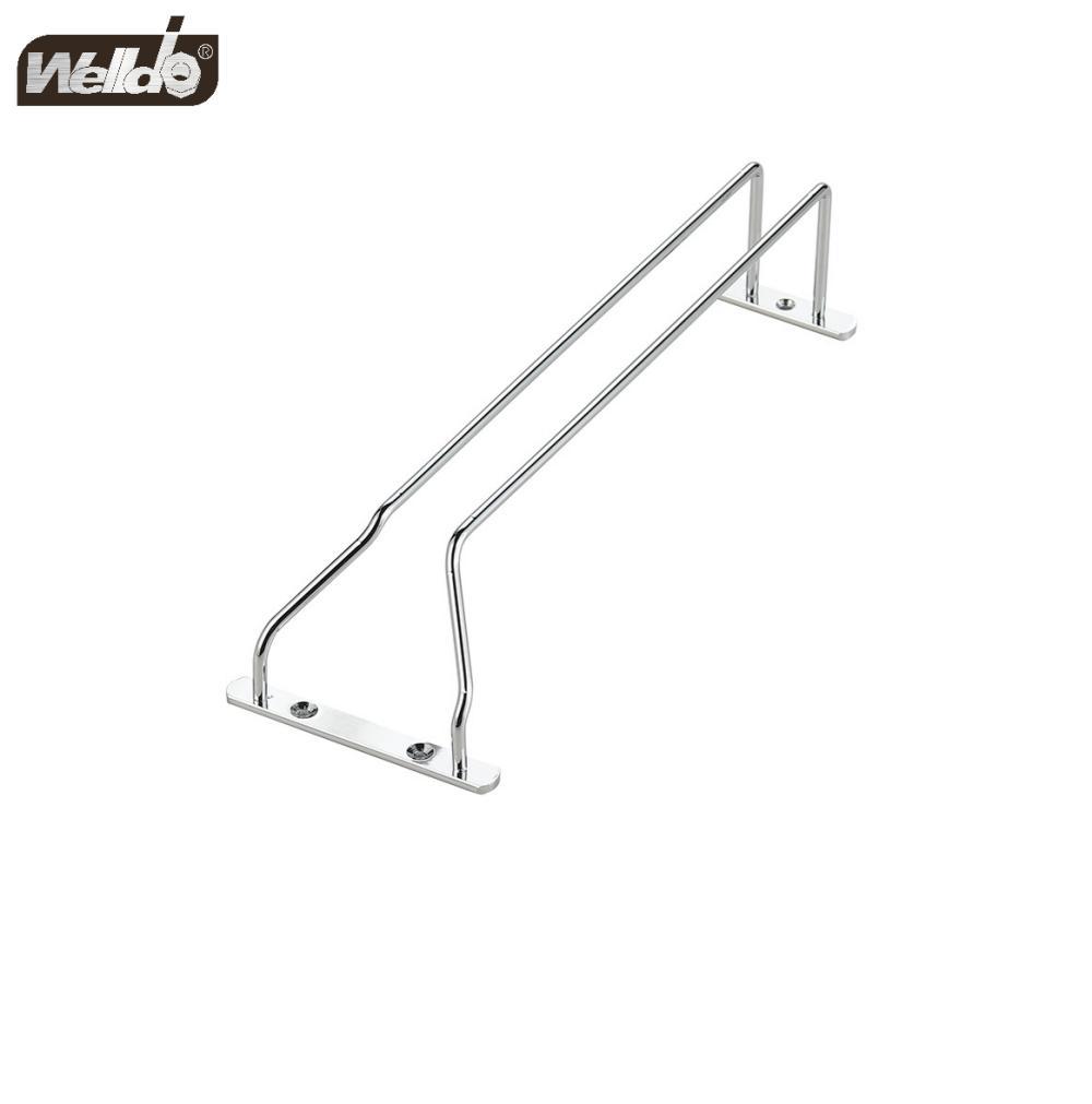 Welldo纬东 厨房悬挂式多排酒杯架吧台悬挂式多排酒杯架