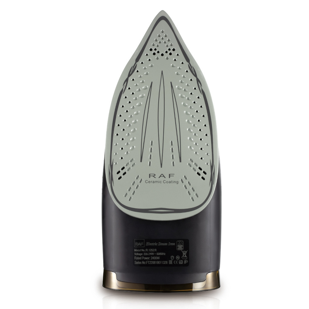 Plancha de vapor doméstica europea, plancha de planchado de mano, plancha de vapor potente portátil