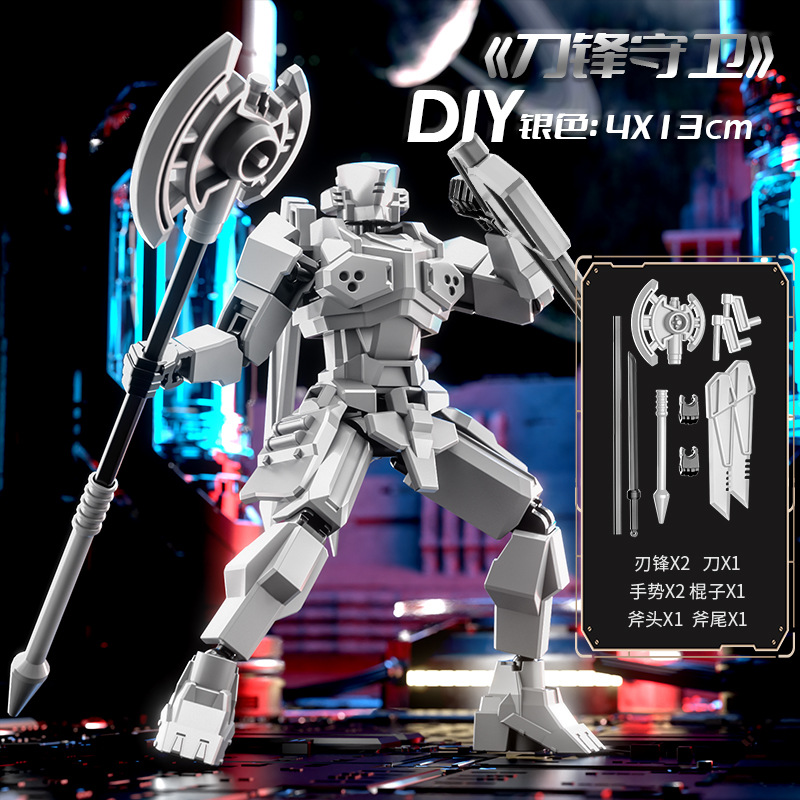 Juguete de modelo multiarticulable multi-mórfico transfronterizo ángel articulado humano descomprimido robot de quinta generación