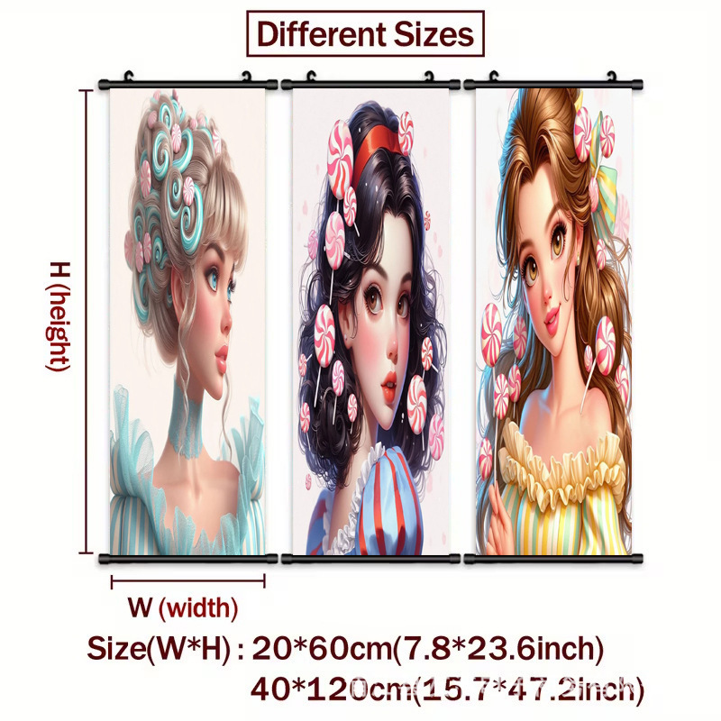 3Pcs Poster Prints of Animated Princess Scenes, Animated Snowman Theme Ideal Holiday Gift Ideas 3Pcs Poster Prints of Animated Princess Scenes, Animated Snowman Theme Ideal Holiday Gift Ideas