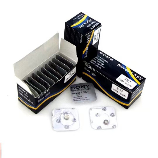 索尼 氧化银电池SR416SW电池1.55V337耳机电池石英表纽扣电池
