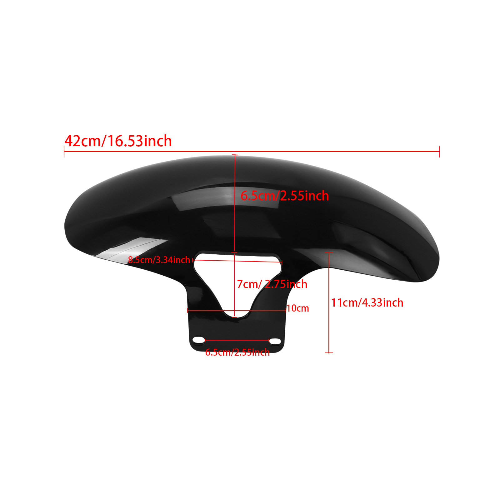 Motorcycle Accessories Harley Softail Fat Boy Black Front Fender Mudguard Mudflap 18 Years Later