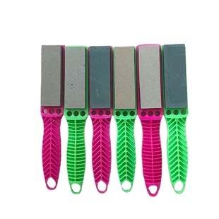 Factory Price Wholesale Double-Sided Whetstone Exquisite Empty Handle Best-Selling Hot Sale 2 Yuan Wholesale Supply Can Be Used as Small Gifts