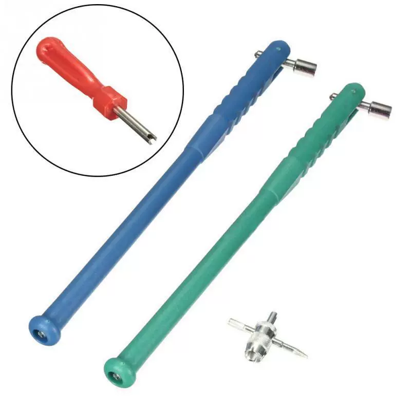 Tires, hub, nipple, plastic suitcase, wrench