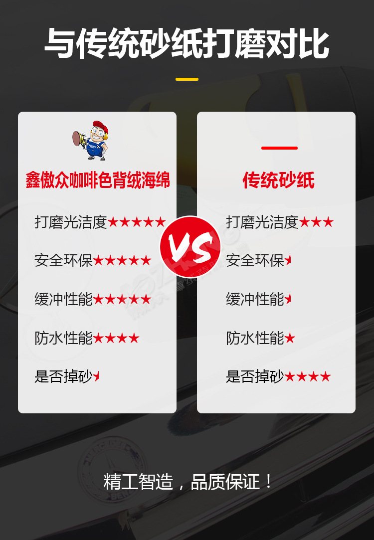 国产咖啡色海绵砂详情图