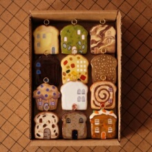 ŷ���¿�ʳ�������ϵ�е�׹���DIY�����¯����յ��18K��ɫ