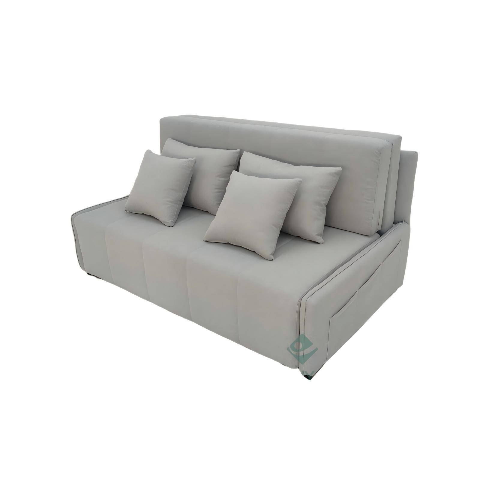 Sofá cama multifuncional de algodón y lino sin reposabrazos tipo sofá cama de doble propósito de la sala de estar