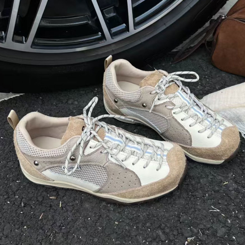 Genuine Leather Korean Style Mesh Lightweight Campus Sports Shoes for Women 2026 Spring New Outdoor Hiking Shoes Lightweight Forrest Gump Shoes Genuine Leather Korean Style Mesh Lightweight Campus Sports Shoes for Women 2026 Spring New Outdoor Hiking Shoes Lightweight Forrest Gump Shoes