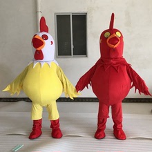 雞年吉祥物卡通服裝公雞卡通服裝道具卡通人偶服裝玩偶服裝大公雞