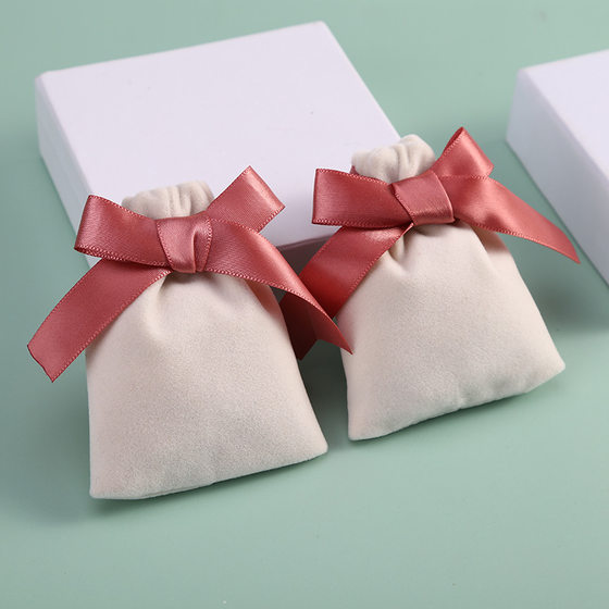 Factory Direct Supply Velvet Bag Cosmetics Jewelry Gift Bag Decorations Velvet Bucket Cultural Play Bag