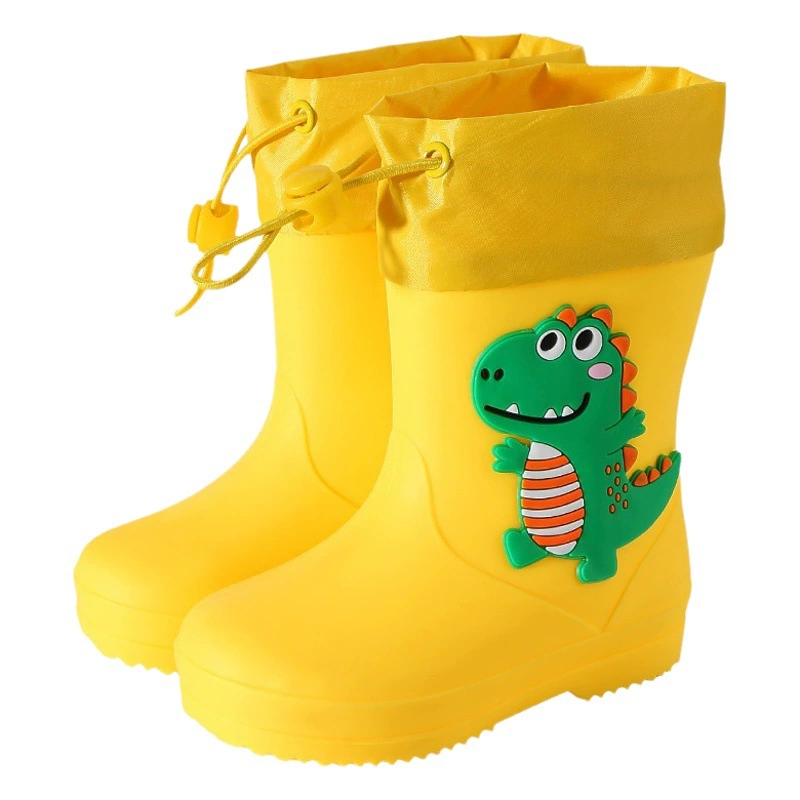 Детские резиновые сапоги с героями мультфильмов, непромокаемая верхняя одежда для маленьких девочек, милый Единорог для мальчиков и девочек, детские резиновые сапоги, водонепроницаемая обувь, женская
