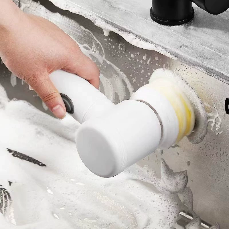 Universal handheld wireless electric brush for home use, helmet, set