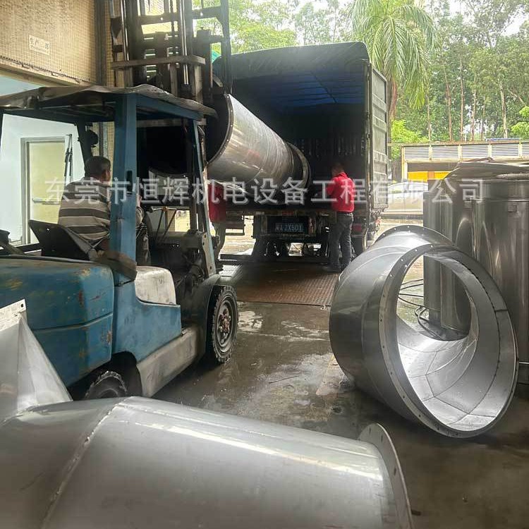 不锈钢双层保温风管 满焊风管 通风管道厂家恒辉机电