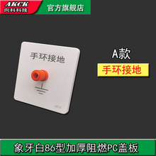 AKCK向科86型静电接地盖板机房设备墙角检测线弱电接地测试点面板