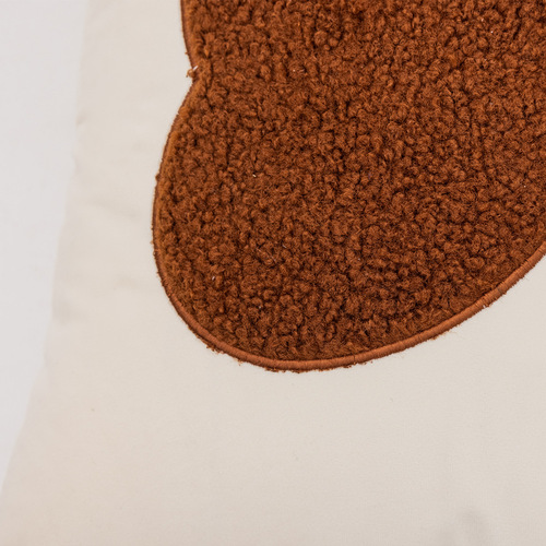 Tulip embroidered pillow case, Dutch velvet thickened cushion, light luxury model room pillow, Nordic style living room pillow