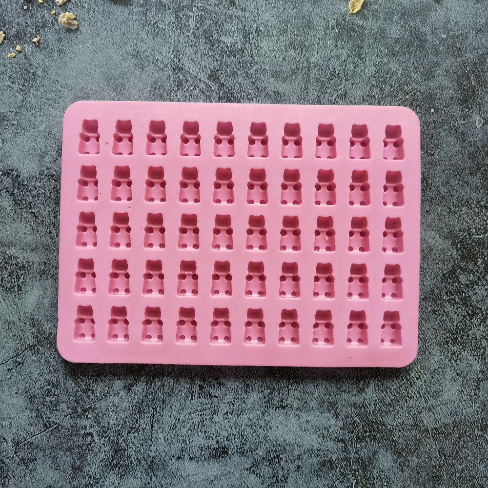 50 Lian Bear Chocolate 300 Molde de silicona Pudín Molde de postre Decoración de pasteles Utensilios para hornear de cocina